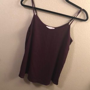 Maroon tank top